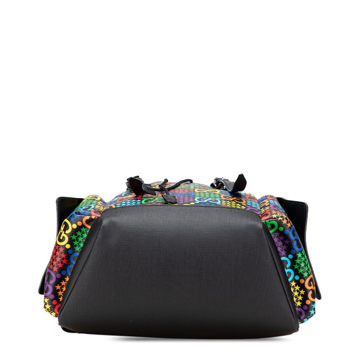 Gucci Black Multi-Color Pvc Leather Backpack ( )