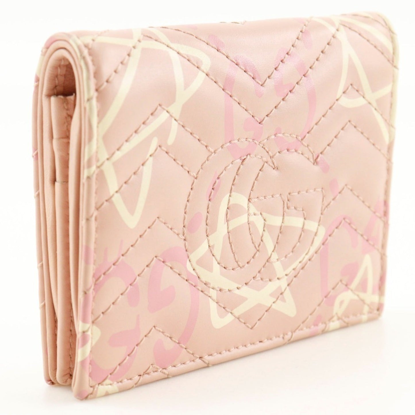 Gucci Pink Leather Bill Wallet (Bi-Fold) ( )