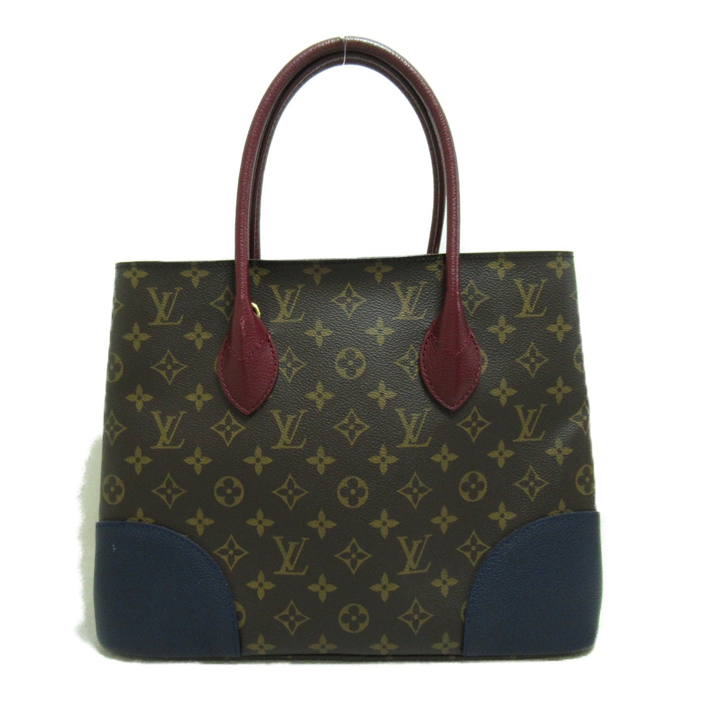 LOUIS VUITTON Flandrin Brown navy mauve Monogram PVC coated canvas M43169