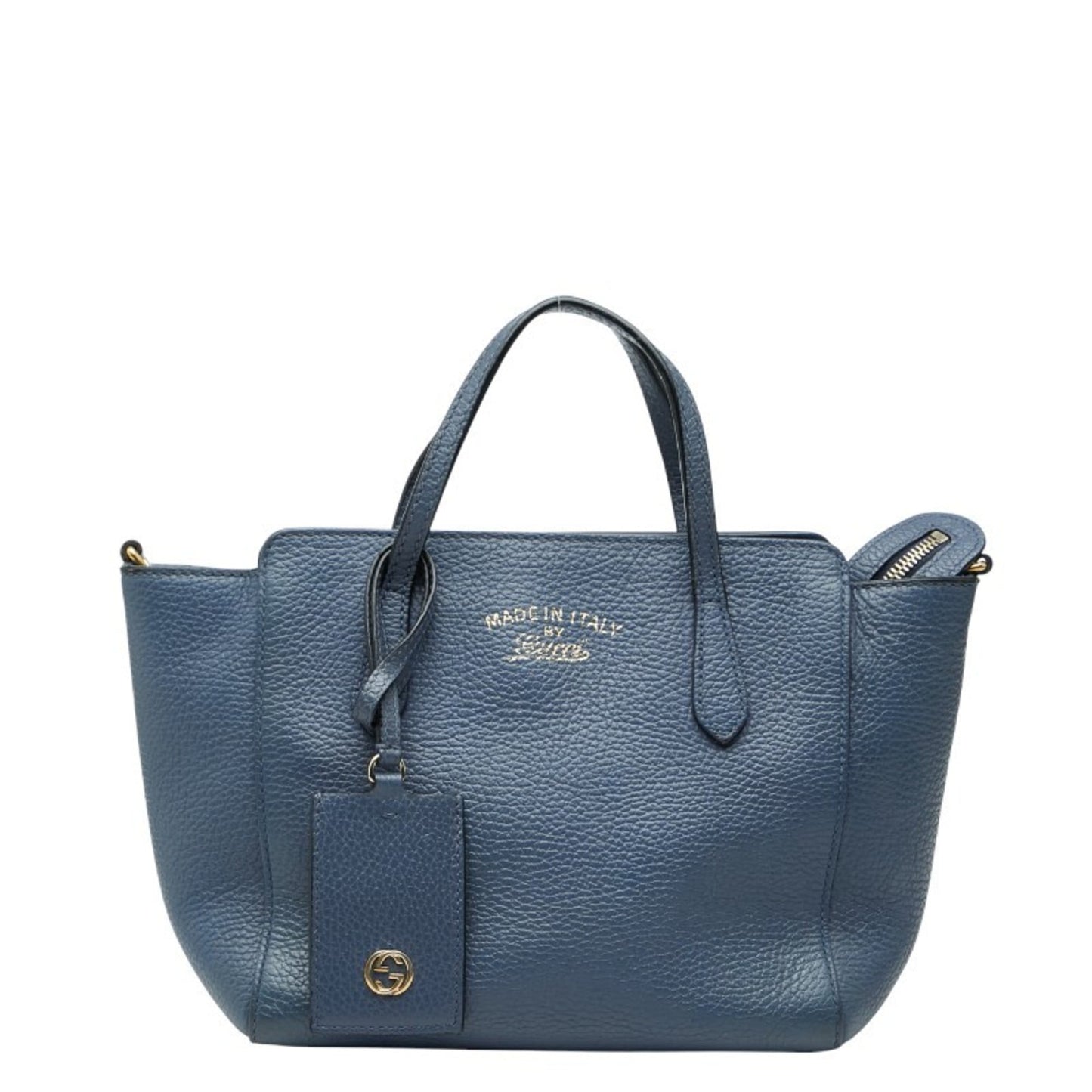Gucci Blue Leather Handbag ( )