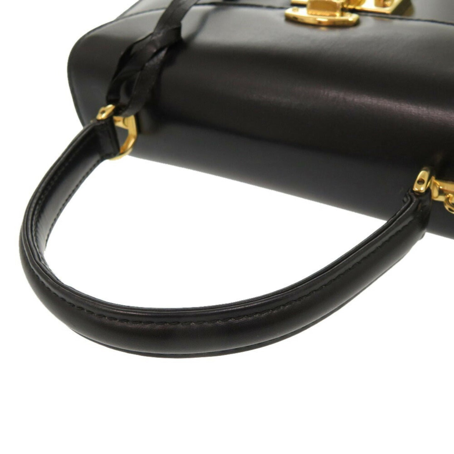Gucci Black Leather Handbag ( )
