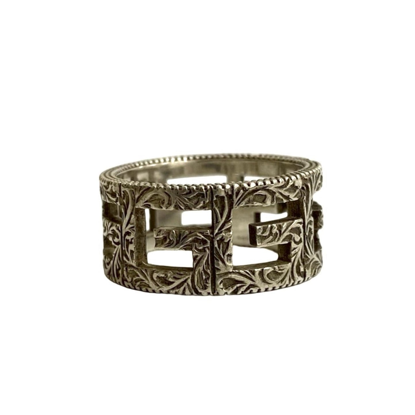 Gucci Silver Silver 925 Band Ring ( )