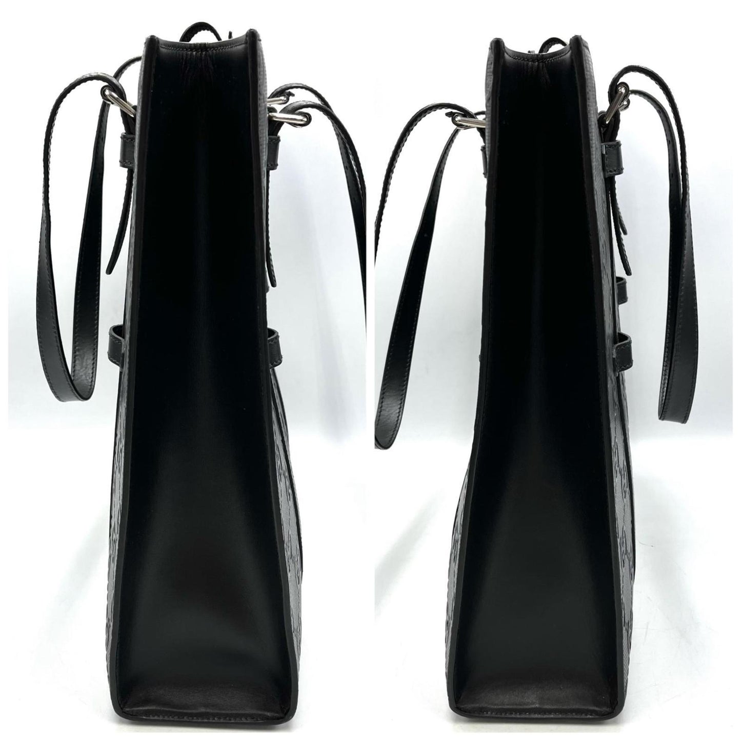 Gucci Black Leather Handbag ( )