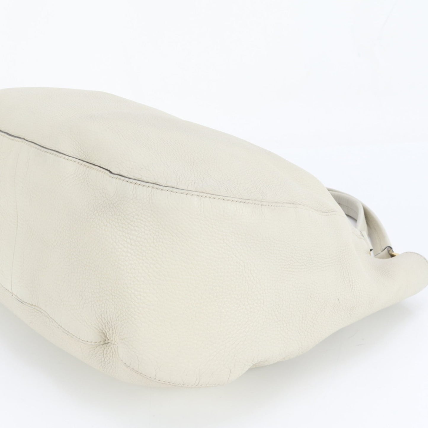 Gucci Ivory Leather Tote Bag ( )