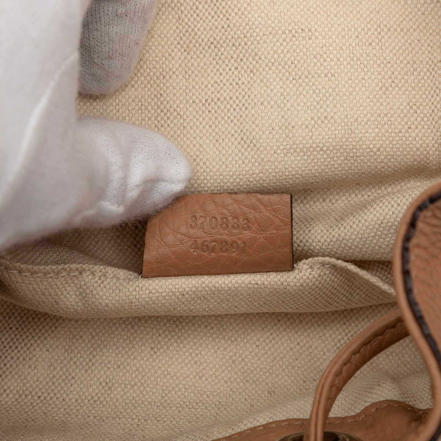 Gucci Brown Leather Backpack ( )
