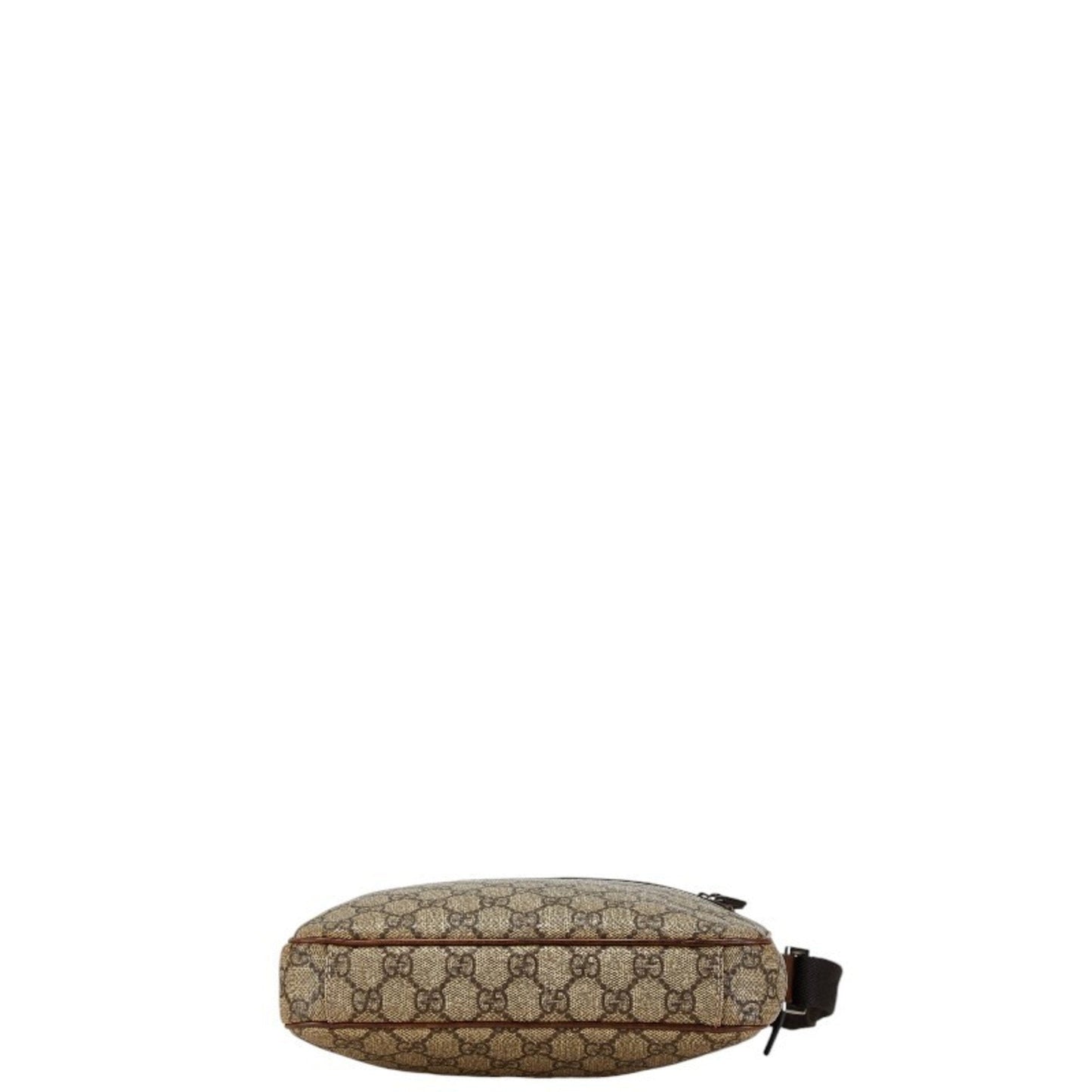 Gucci Beige Brown Pvc Leather Shoulder Bag
