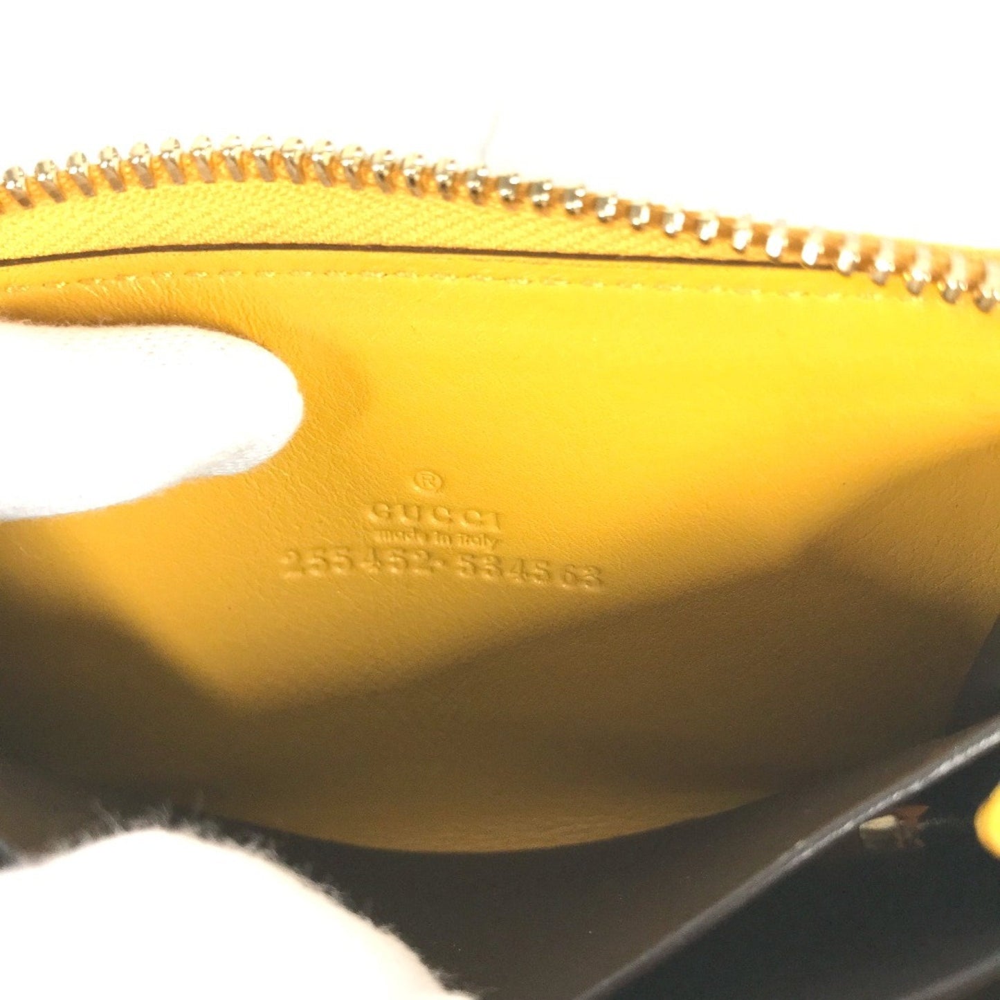 Gucci Yellow Patent Leather Coin Purse/Coin Case ( )