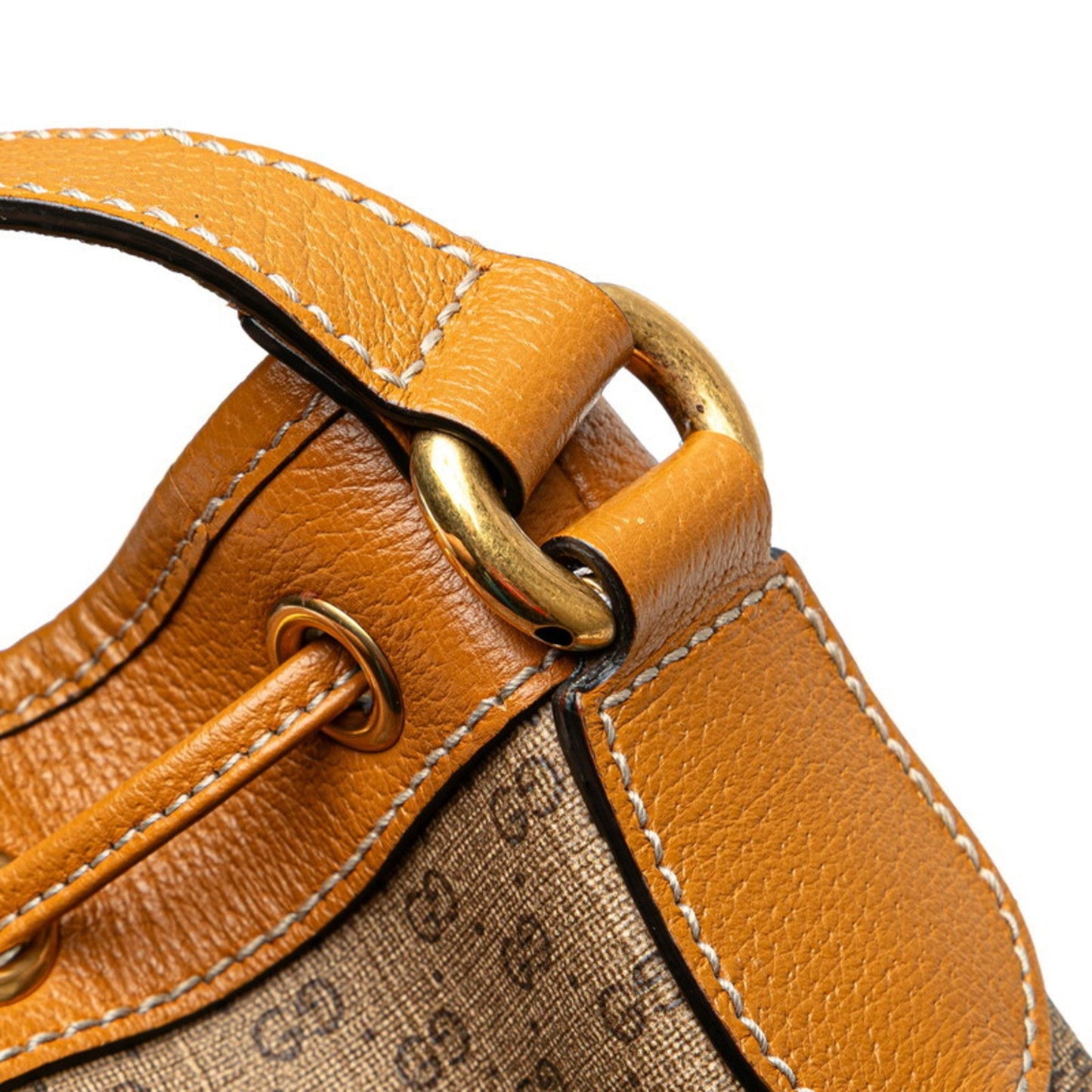 Gucci Brown Pvc Leather Shoulder Bag ( )