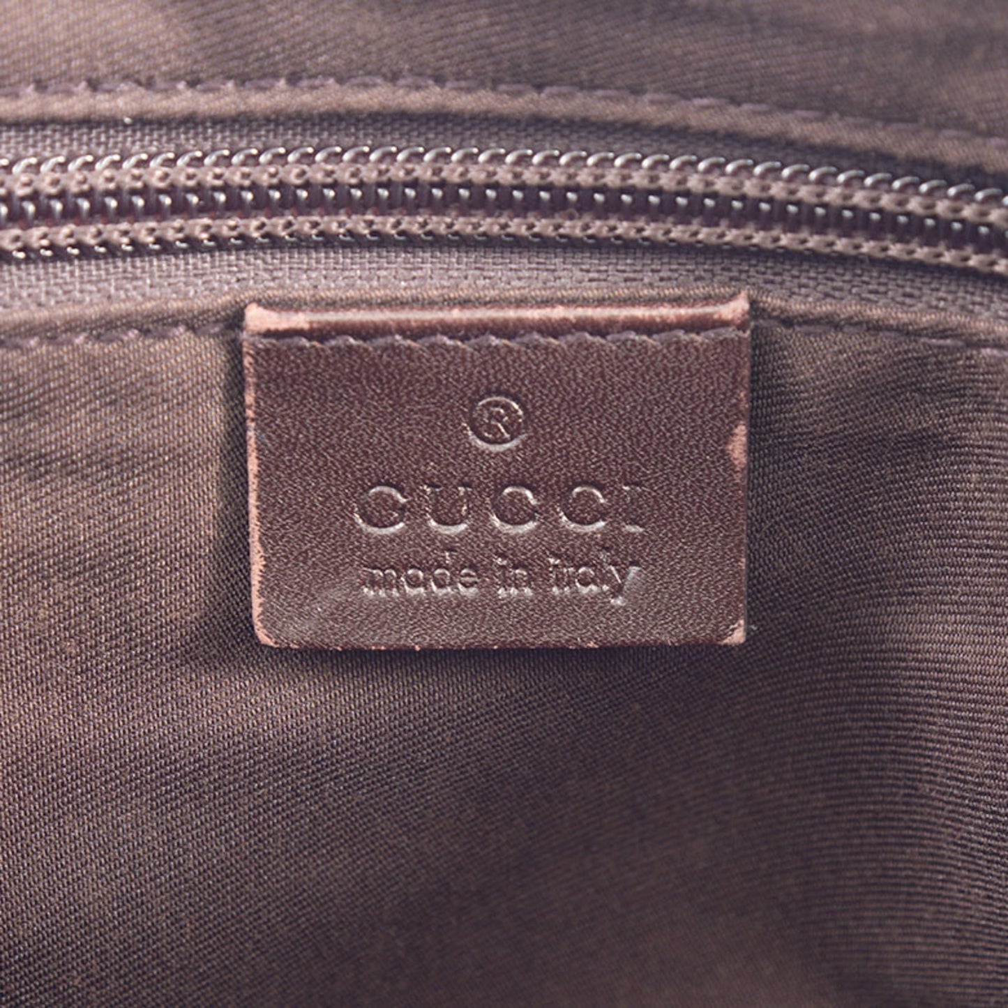 Gucci Beige Brown Gg Canvas Leather Shoulder Bag ( )