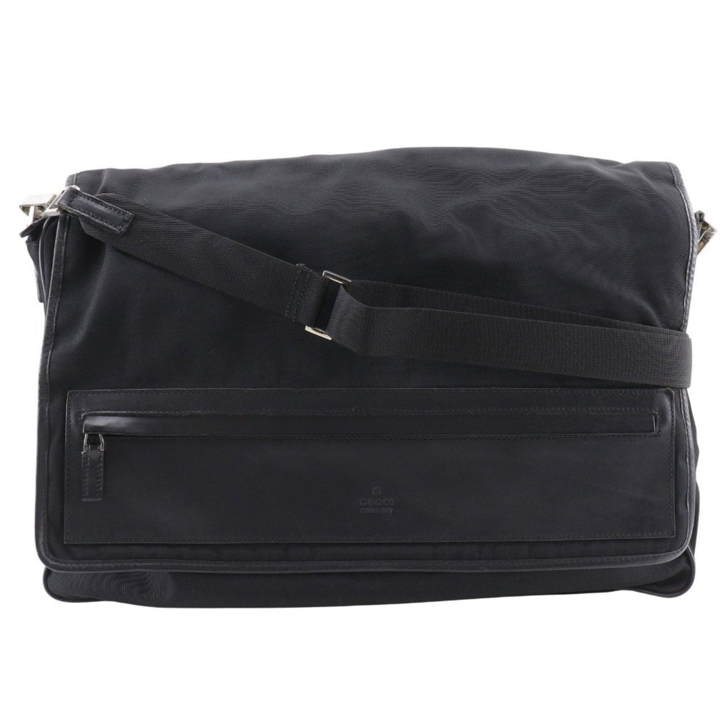 Gucci Black Nylon Canvas Shoulder Bag Sling Bag ( )