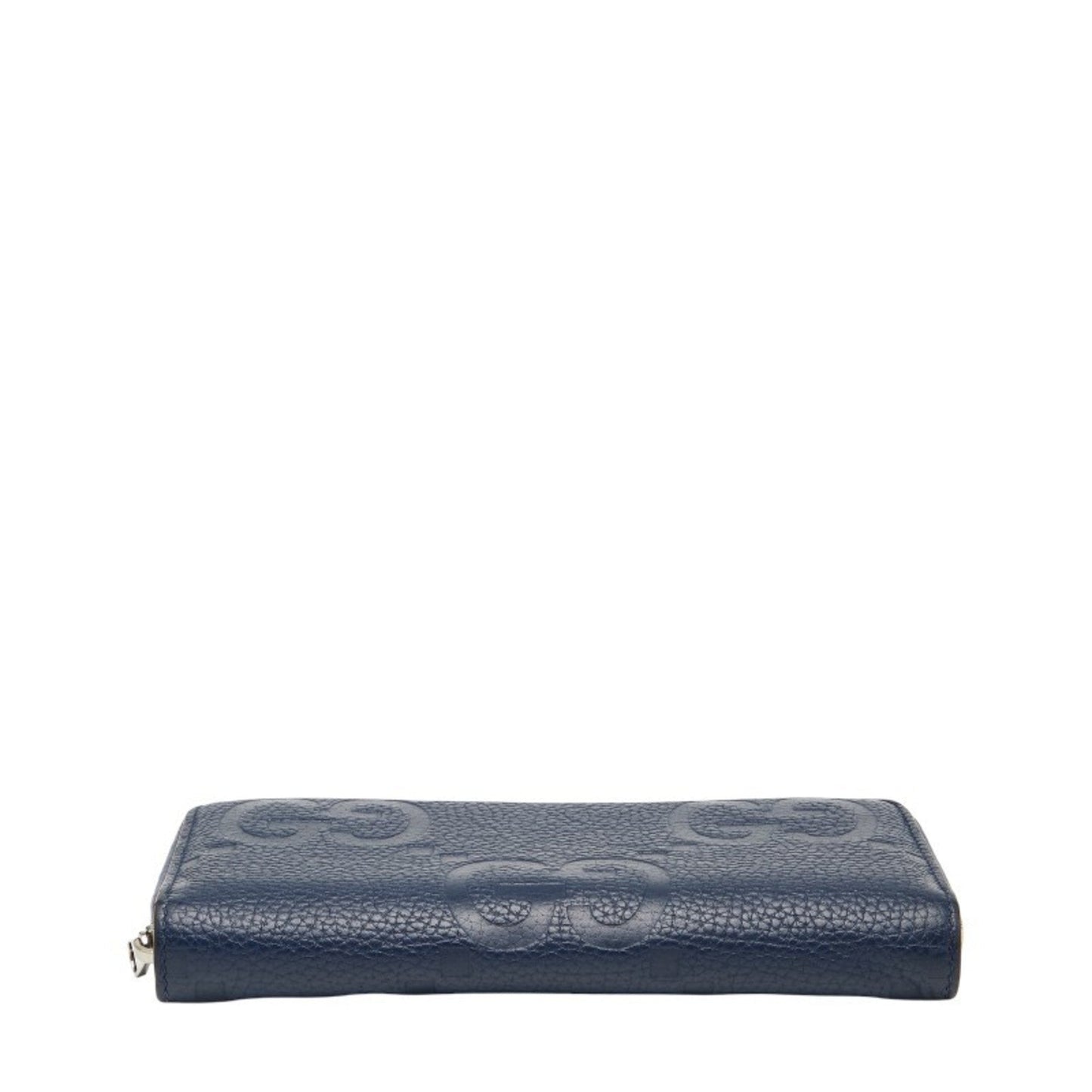 Gucci Navy Leather Long Wallet (Bi-Fold) ( )