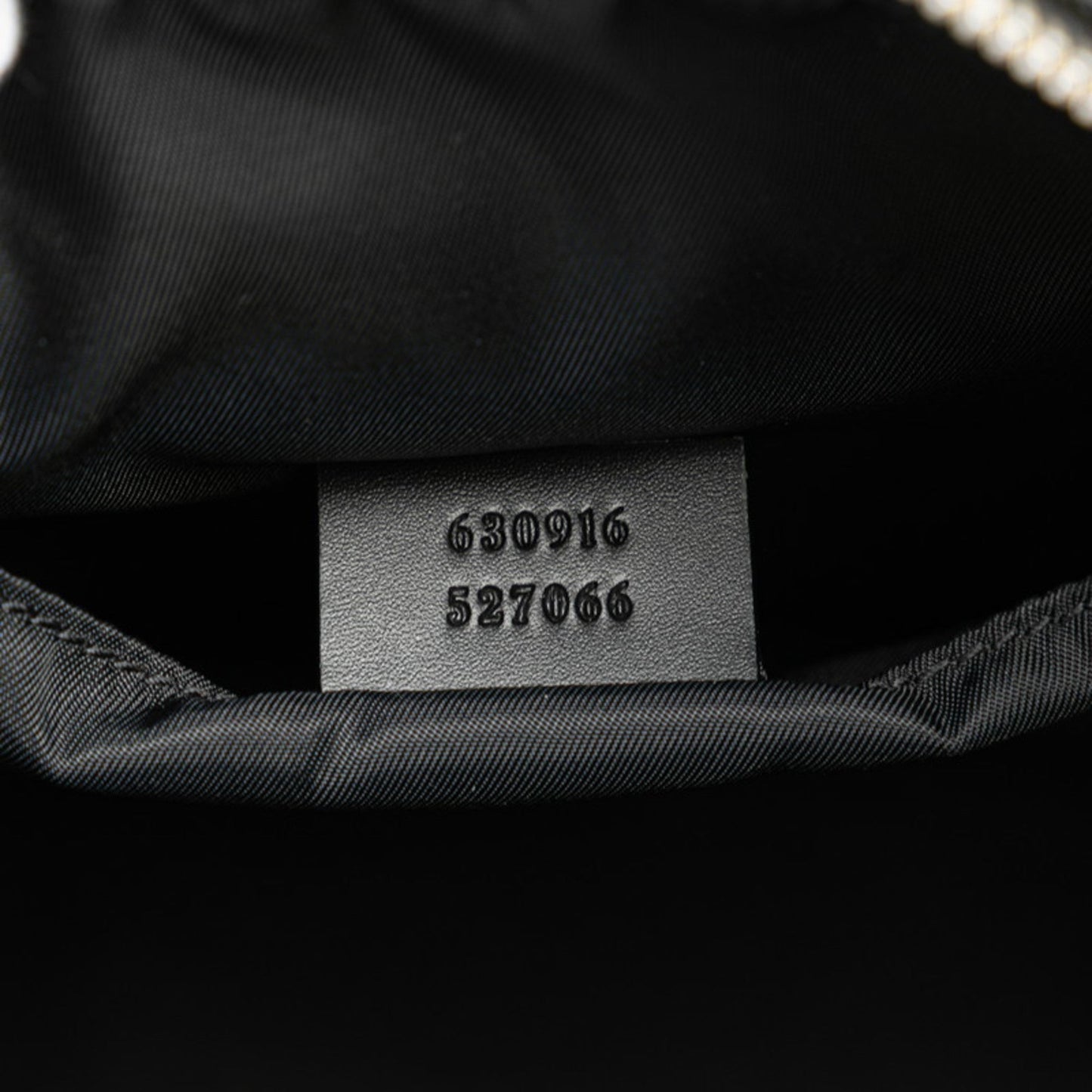 Gucci Sherry Line Black Nylon Leather Clutch Bag ( )