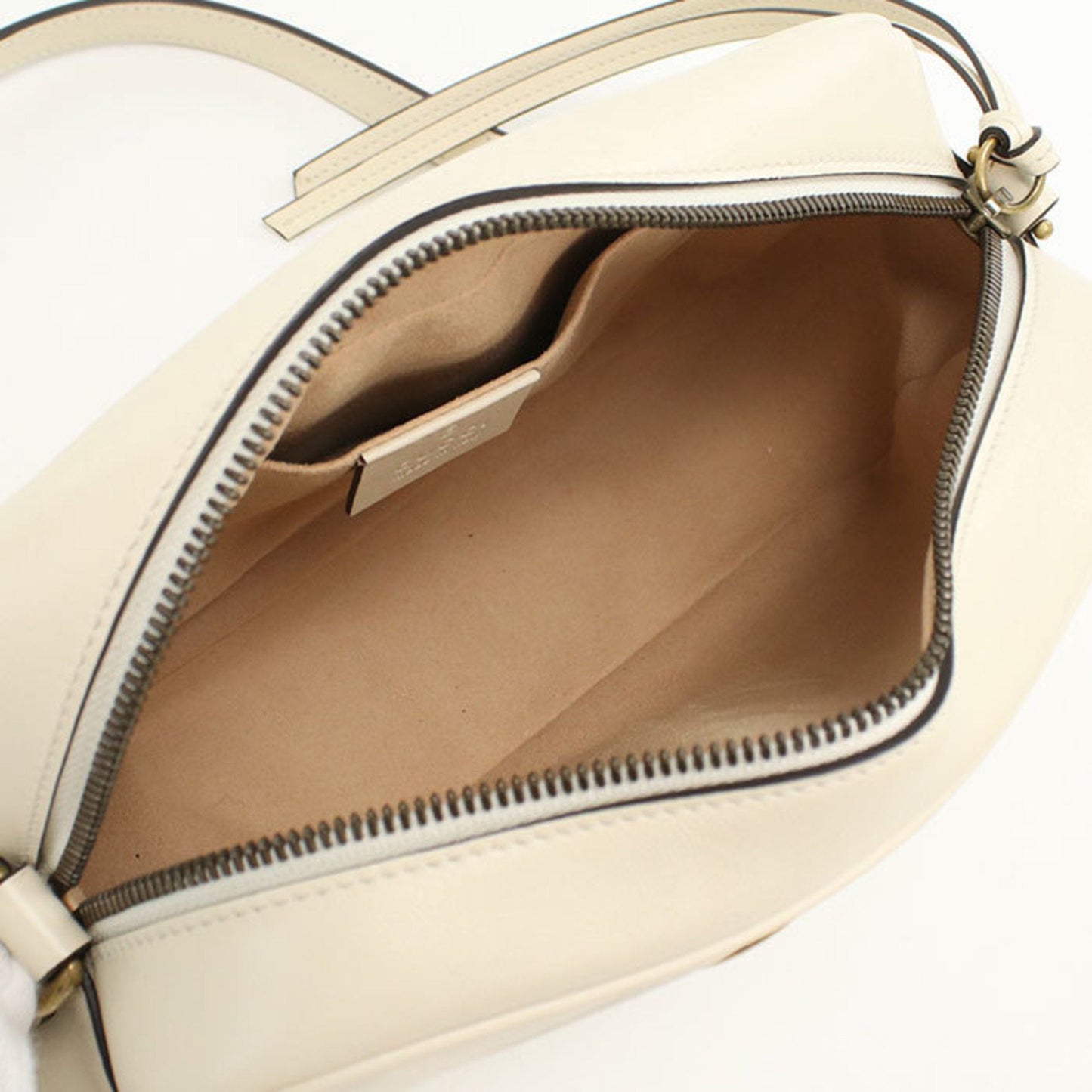 Gucci White Leather Shoulder Bag ( )