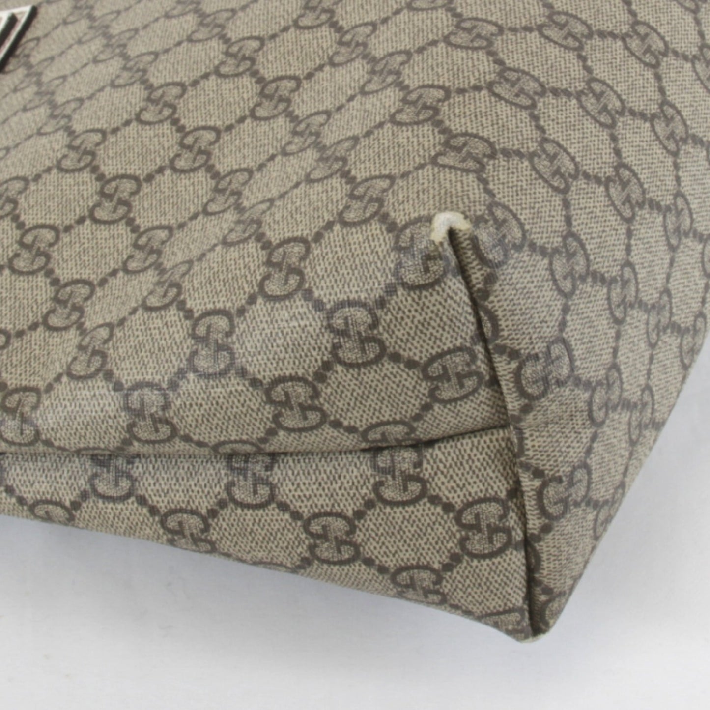 Gucci Brown Gg Supreme Tote Bag ( )
