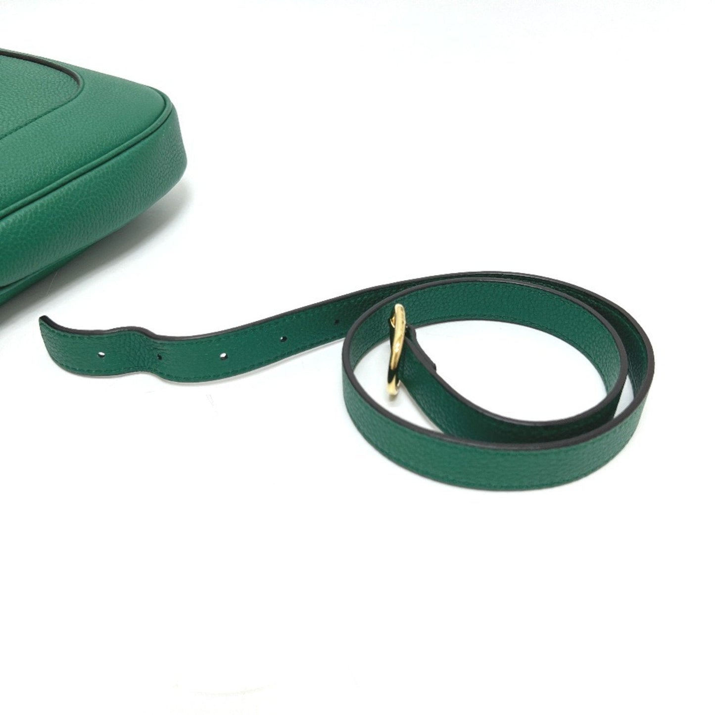 Gucci Green Leather Shoulder Bag ( )