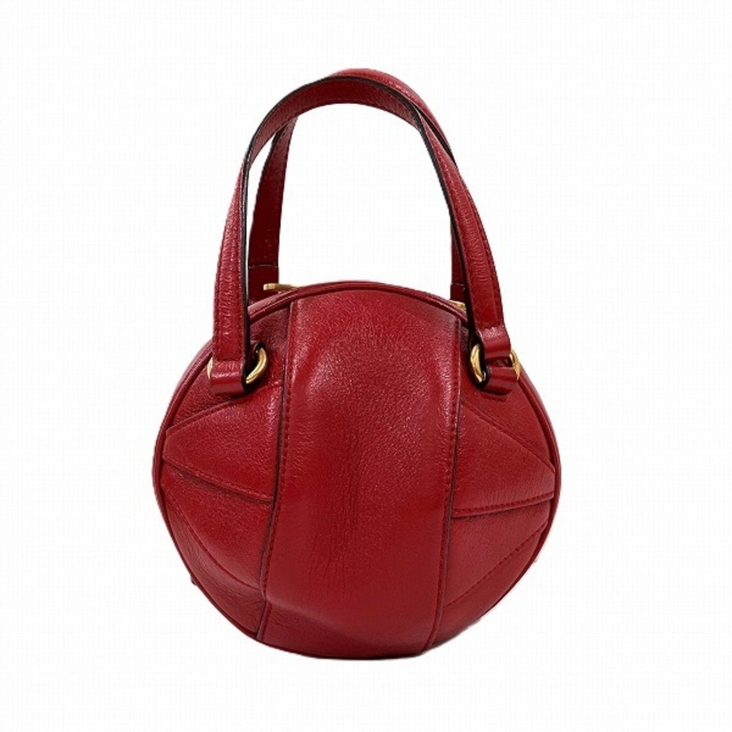 Gucci Red Color Leather Handbag Shoulder Bag