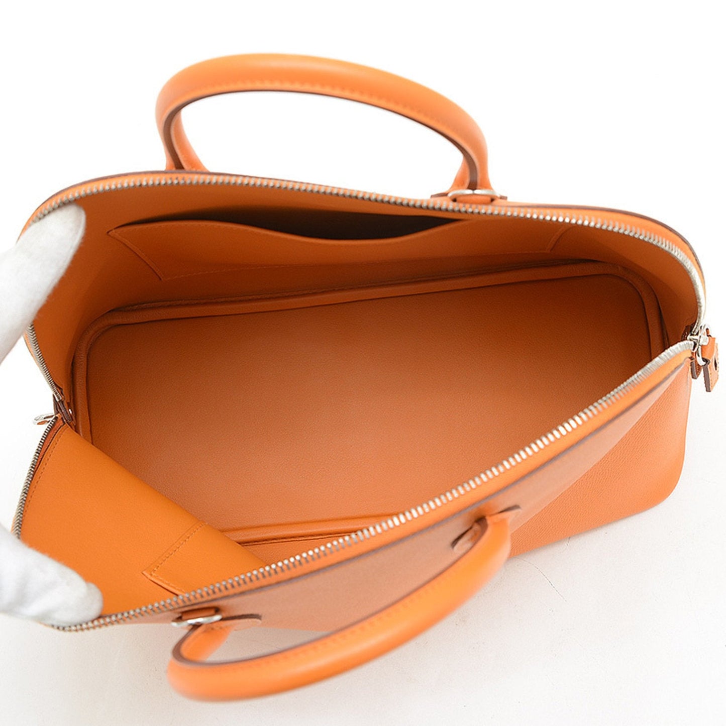 Hermes Bolide Orange Epsom Leather Handbag ( )