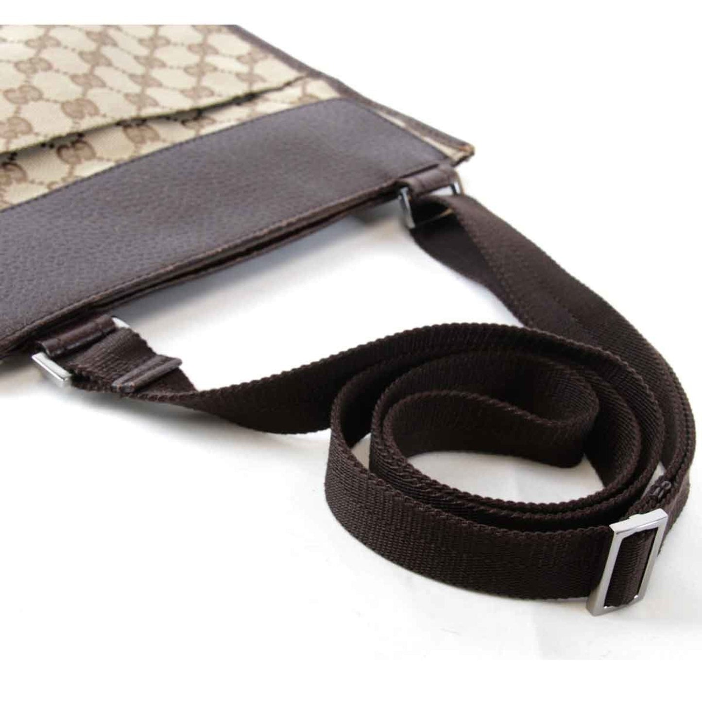Gucci Gg Canvas Brown Gg Canvas Shoulder Bag ( )