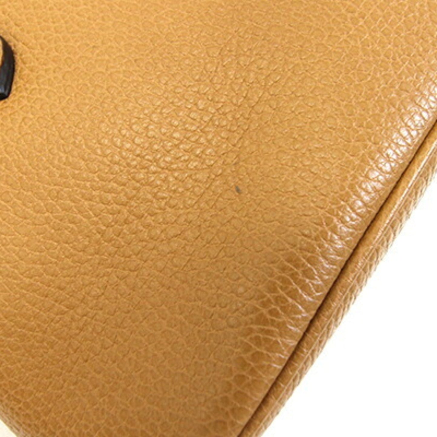 Gucci Light Brown Ochre Leather Handbag Shoulder Bag ( )
