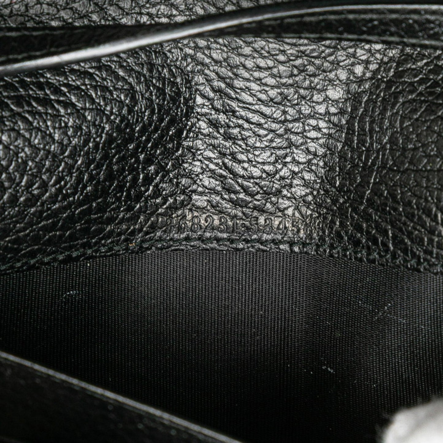 Gucci Black Leather Shoulder Bag ( )