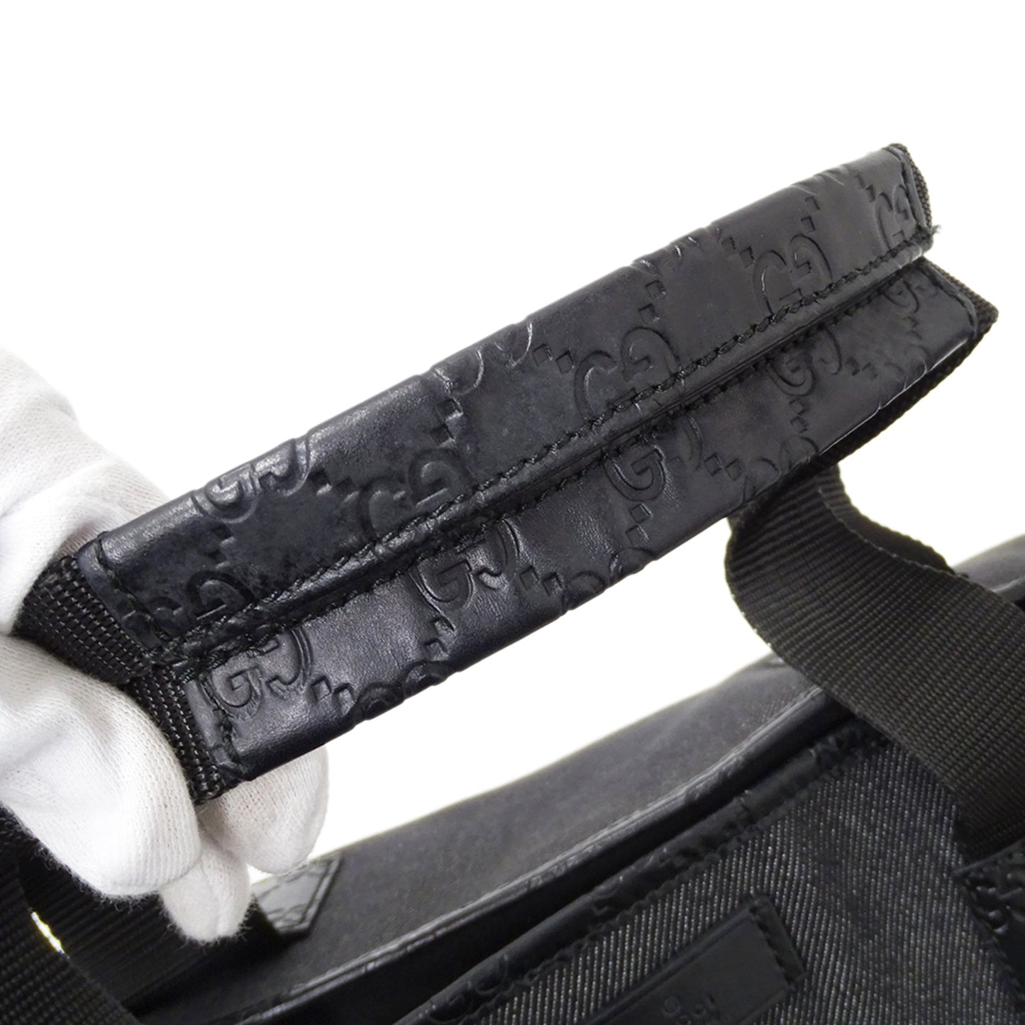 Gucci Black Denim Tote Bag ( )