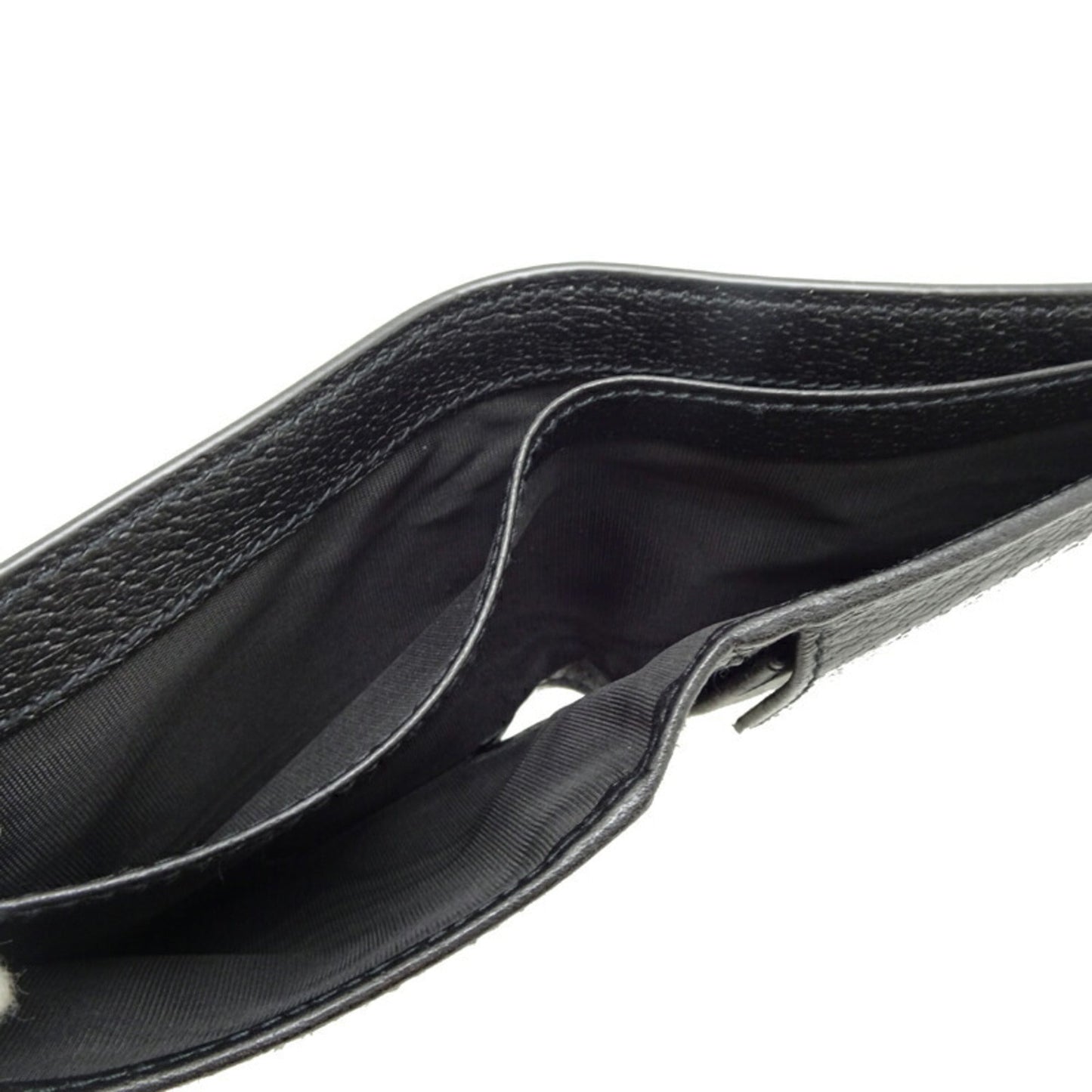 Gucci Black Blue Nylon Leather Wallet (Bi-Fold) ( )