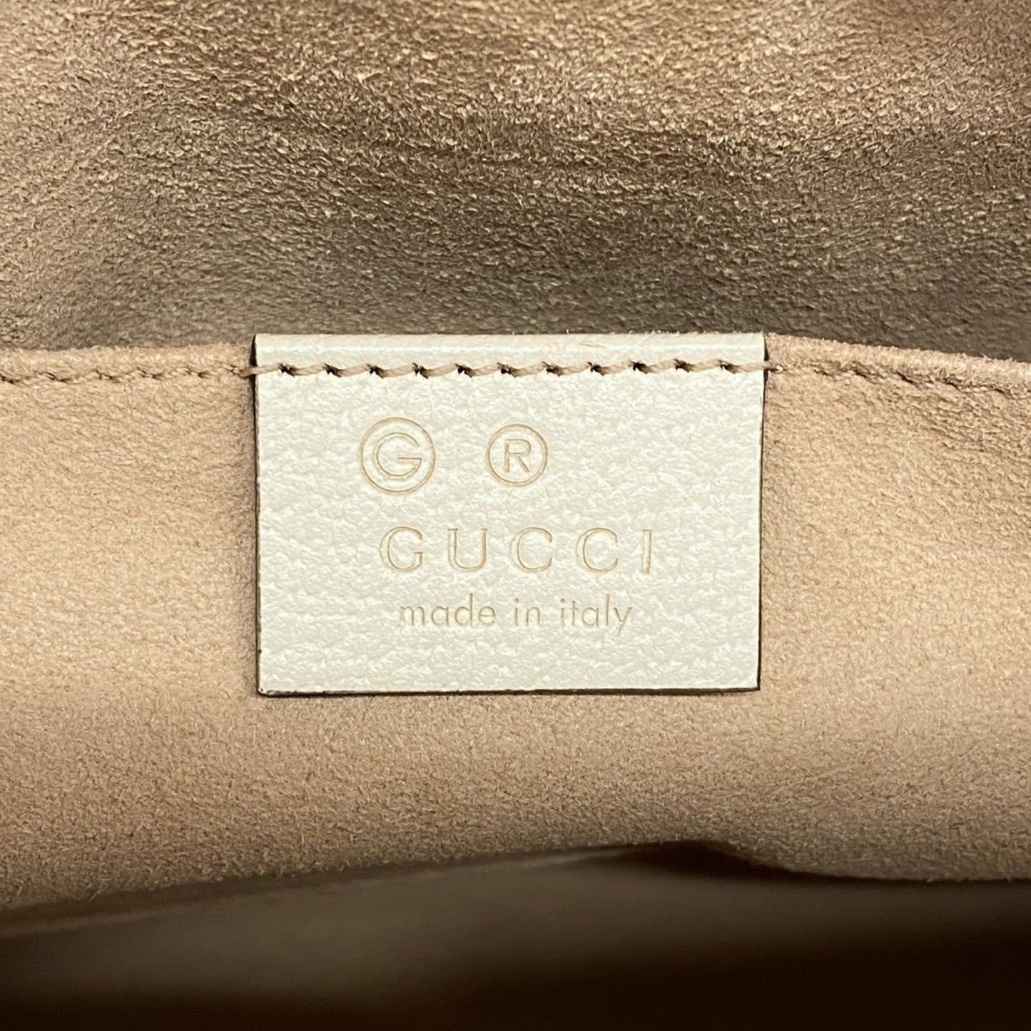 Gucci Ivory Leather Shoulder Bag ( )