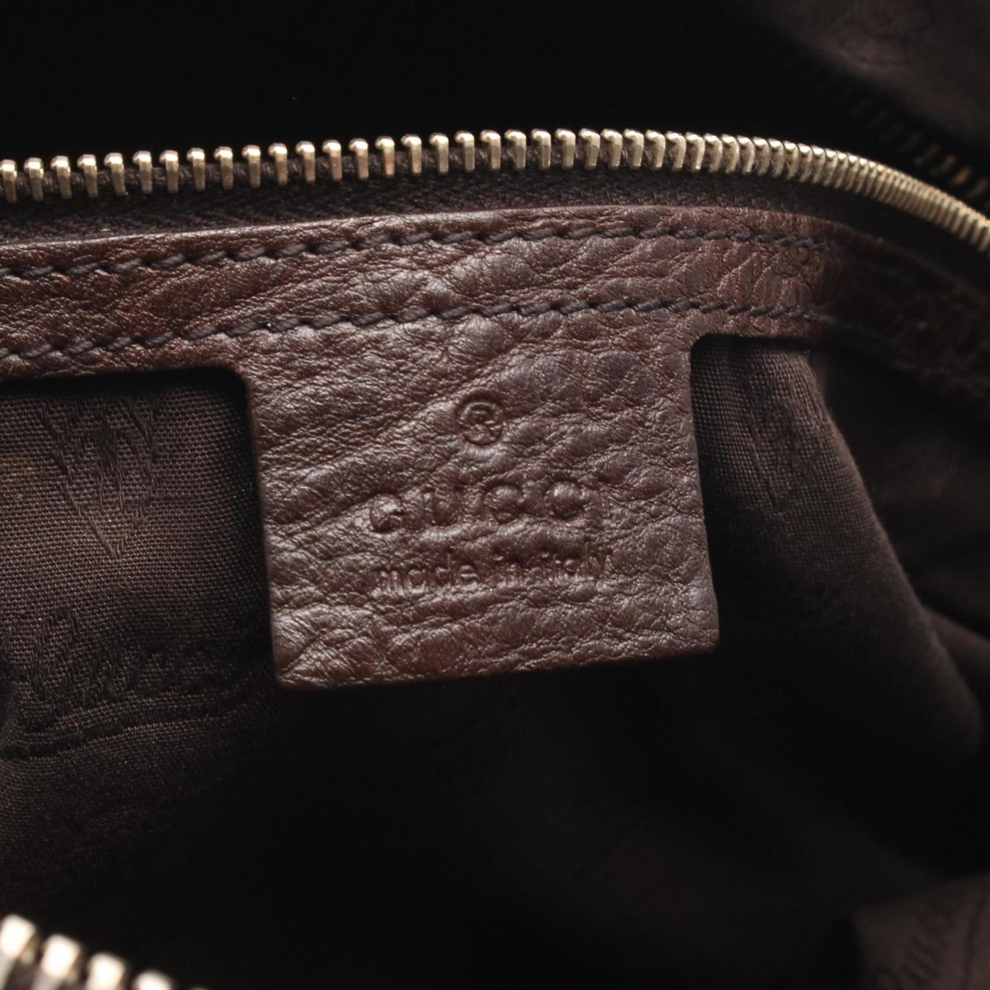 Gucci Beige Brown Gg Canvas Leather Handbag ( )