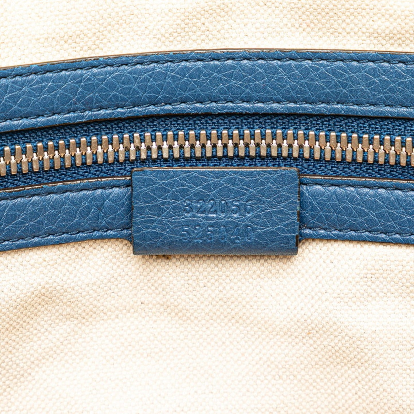 Gucci Blue Leather Shoulder Bag ( )
