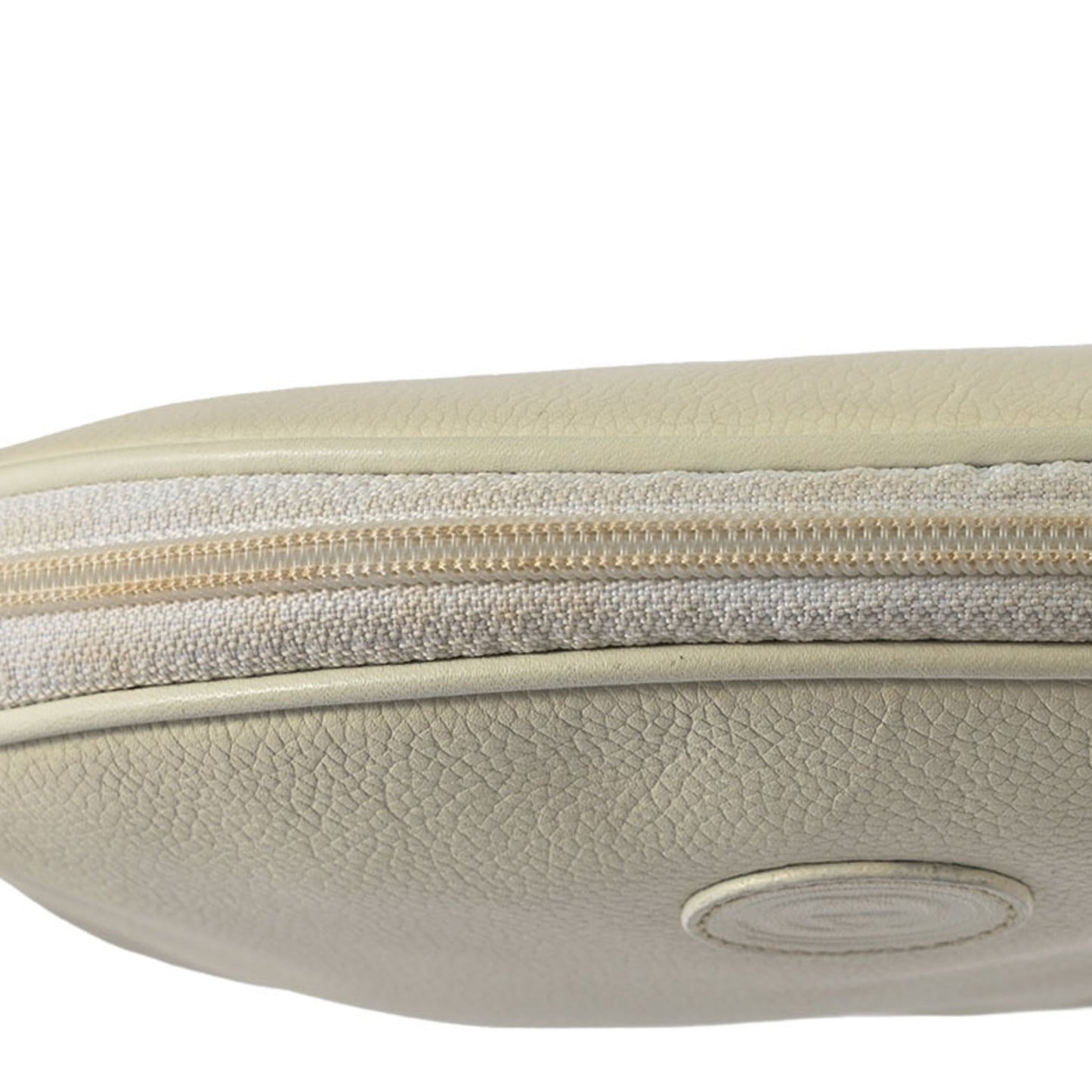 Gucci White Leather Pochette Shoulder Bag ( )