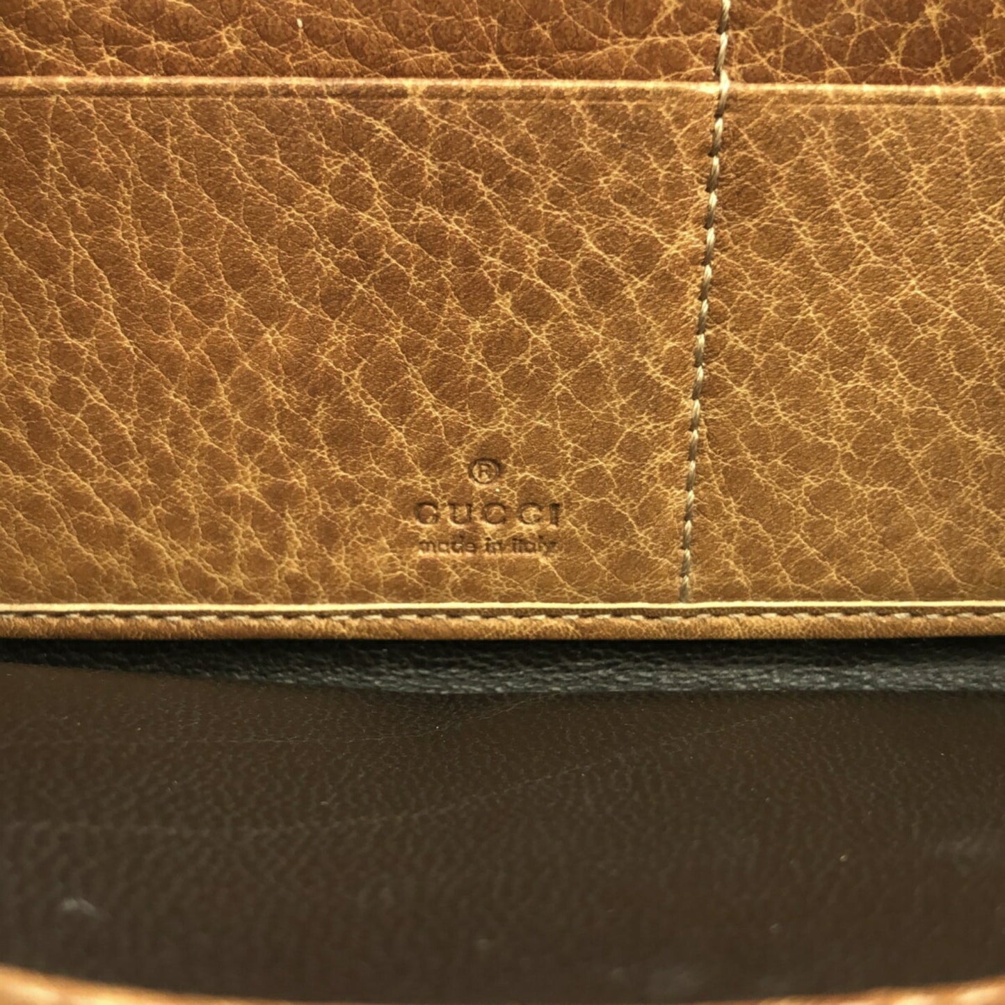 Gucci Bamboo Brown Long Wallet (Bi-Fold) ( )