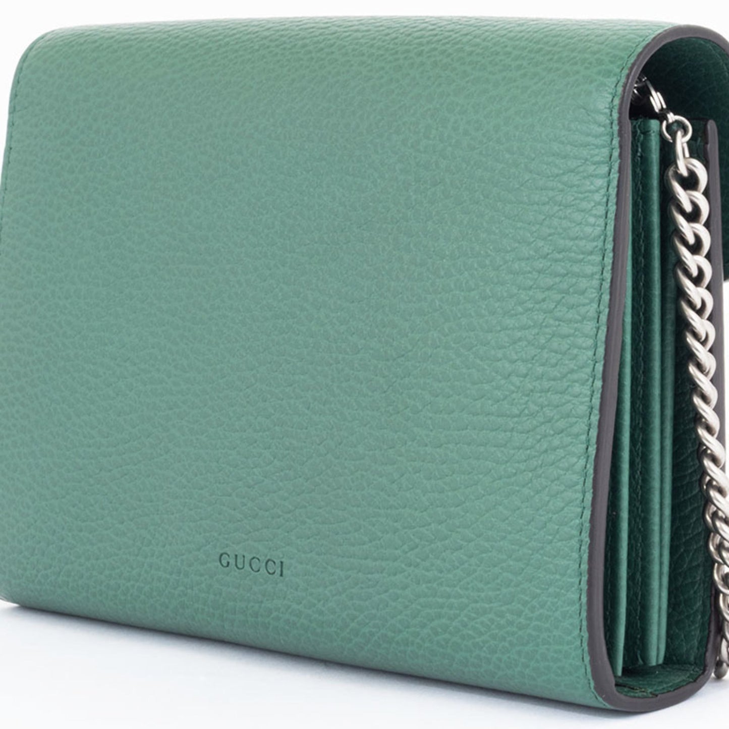 Gucci Green Leather Shoulder Bag ( )