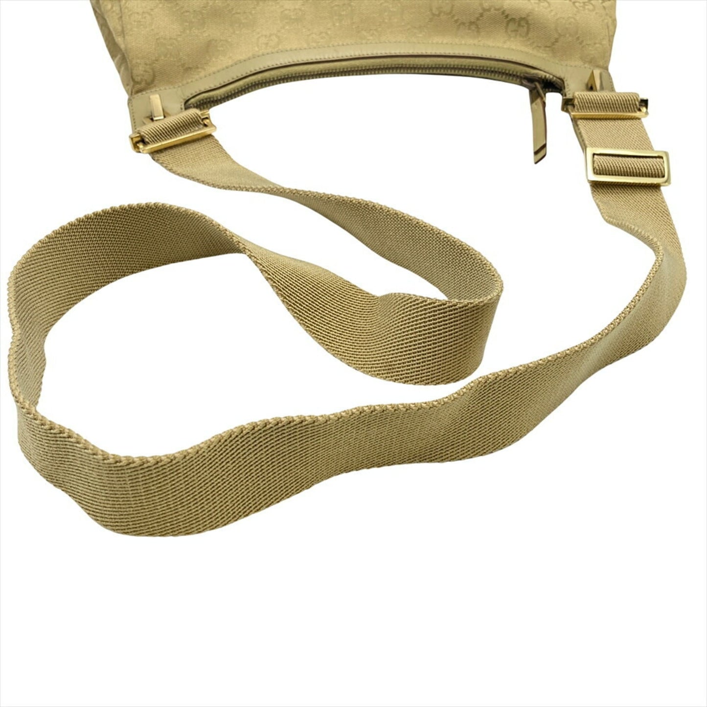 Gucci Gg Canvas Khaki Gg Canvas Shoulder Bag ( )