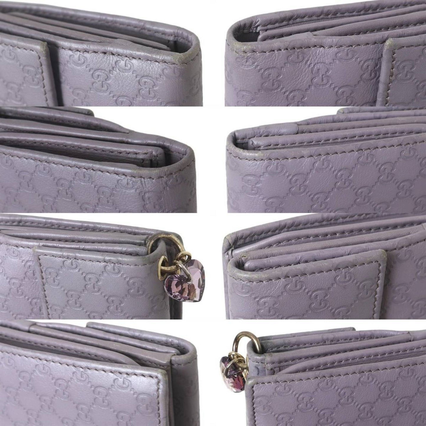 Gucci Purple Gray Long Wallet (Bi-Fold) ( )