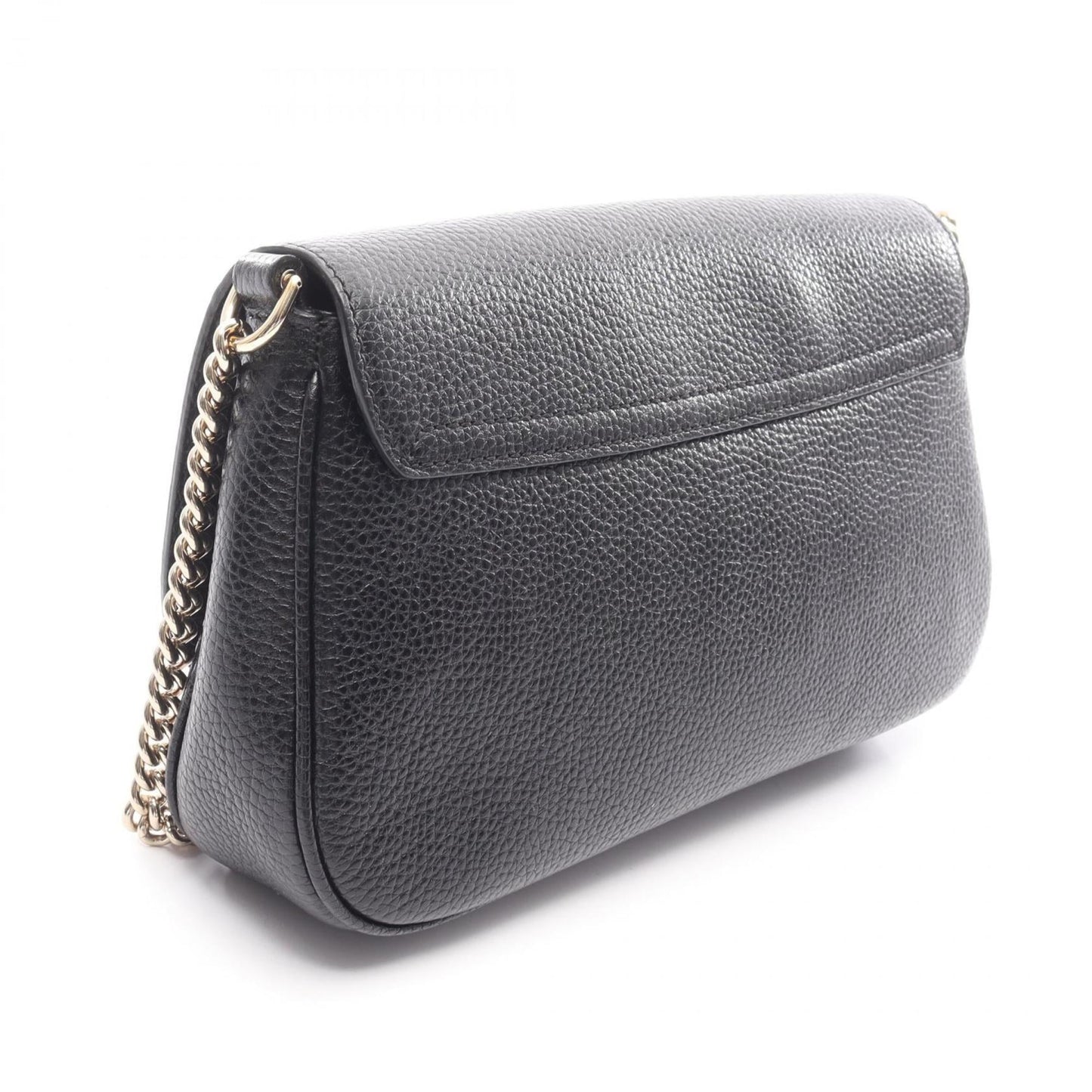 Gucci Black Leather Shoulder Bag ( )