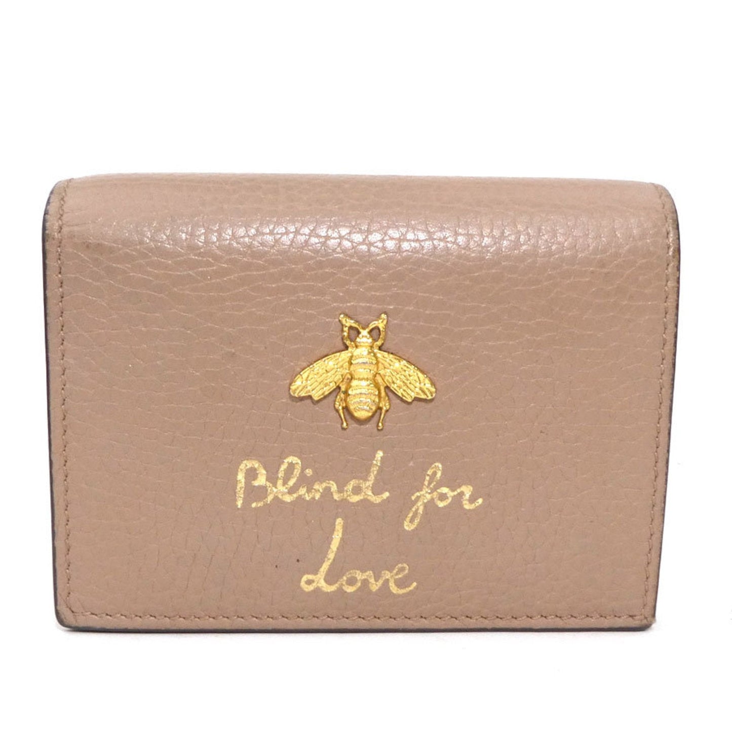 Gucci Beige Leather Wallet (Bi-Fold) ( )