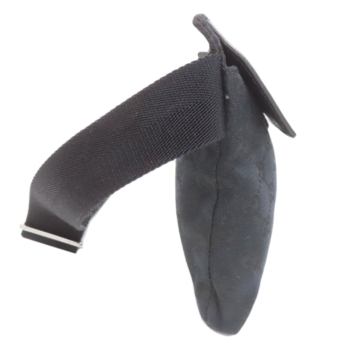 Gucci Black Canvas Fanny Pack Sling Bag ( )