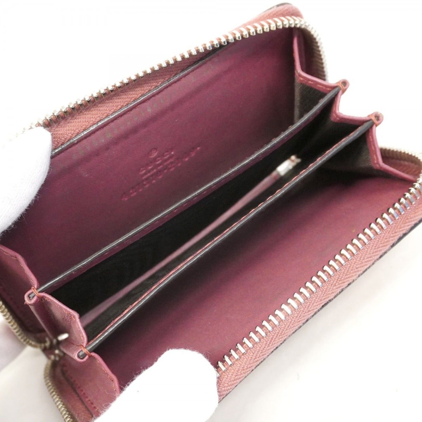 Gucci Brown Pink Pvc Coin Purse/Coin Case ( )