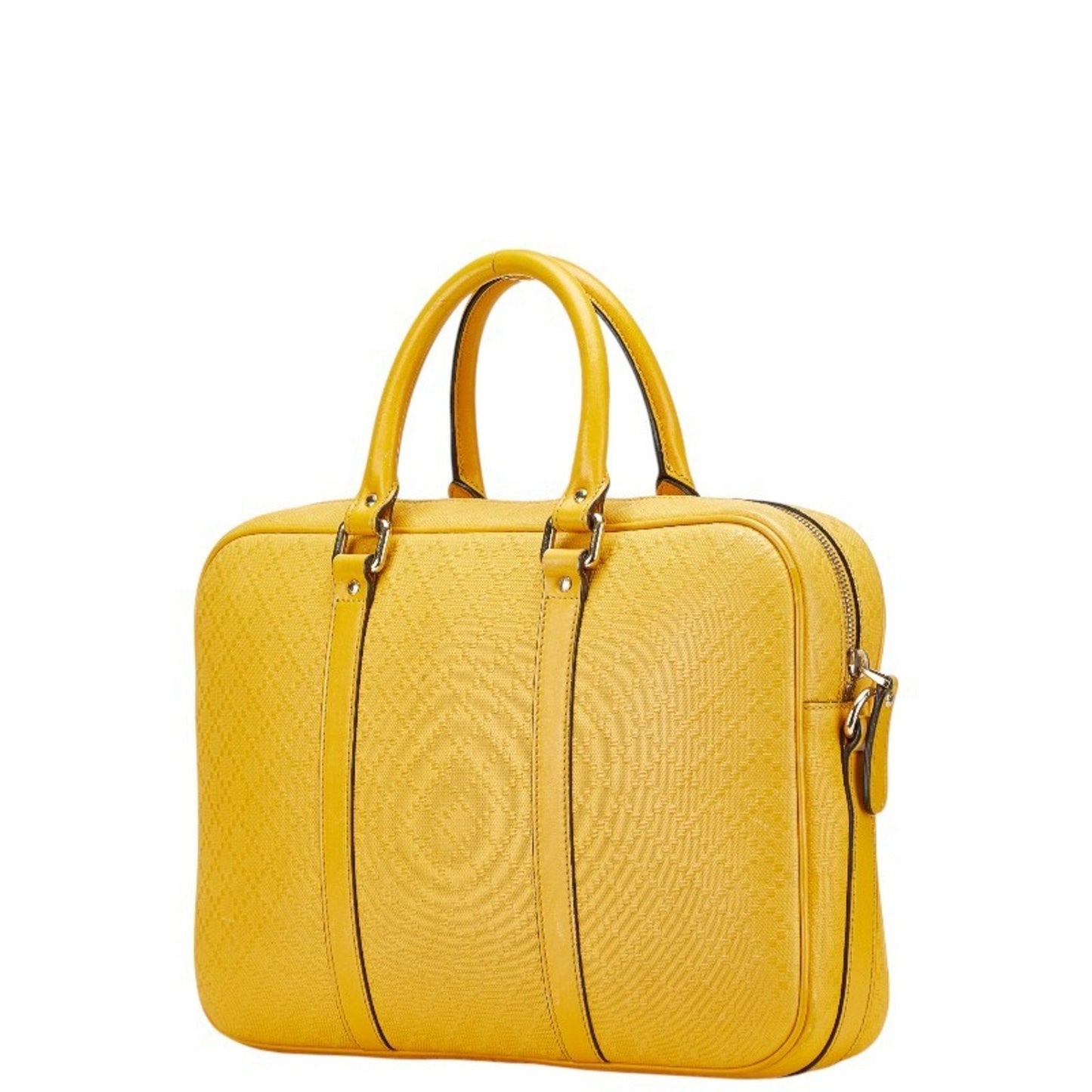 Gucci Diamante Yellow Leather Shoulder Bag ( )