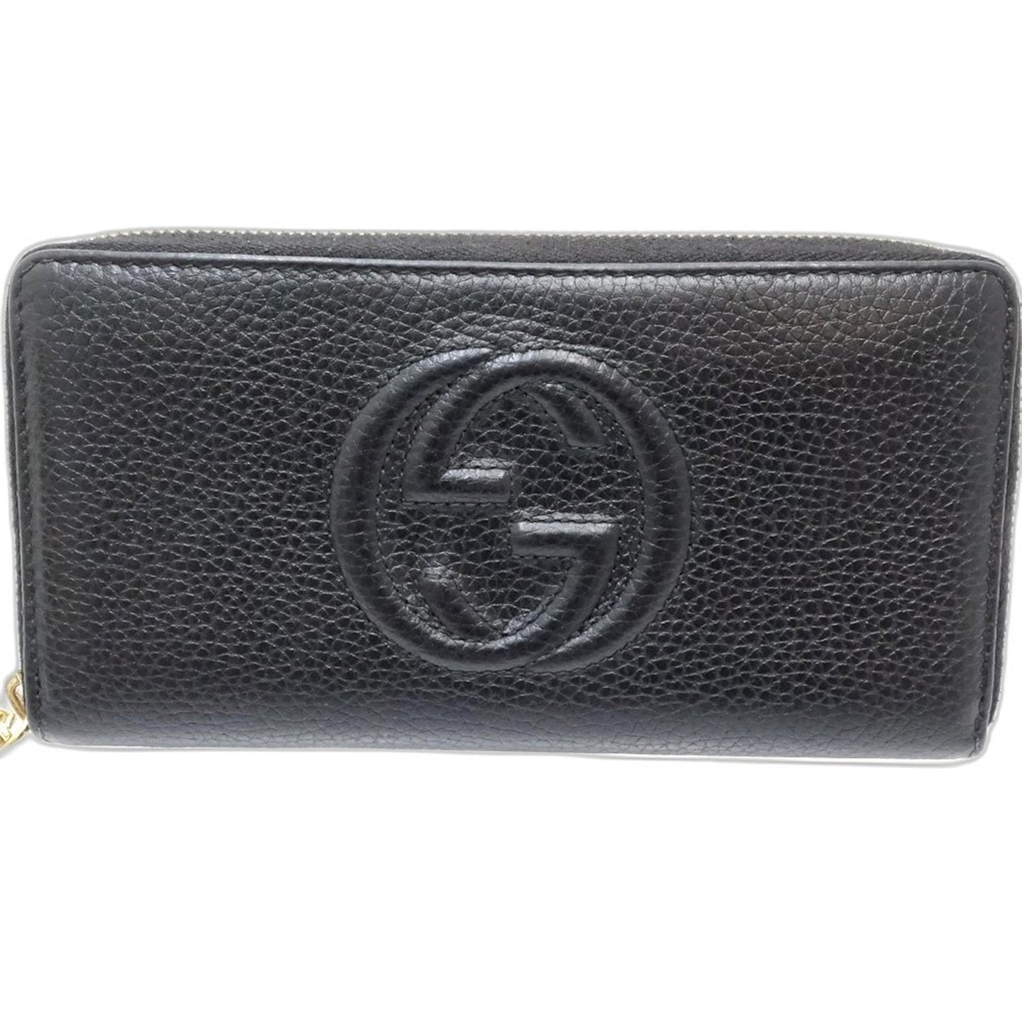 Gucci Black Leather Long Wallet (Bi-Fold) ( )