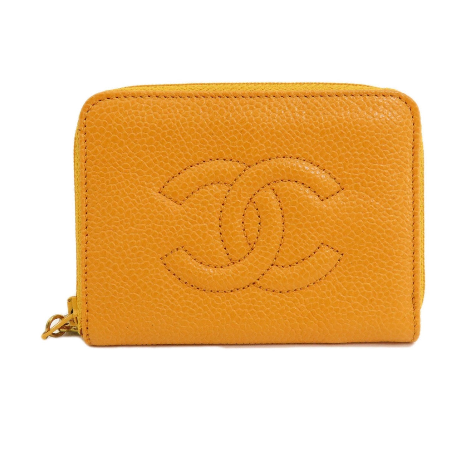 Chanel Coco Mark Key Case Caviar Skin Ladies