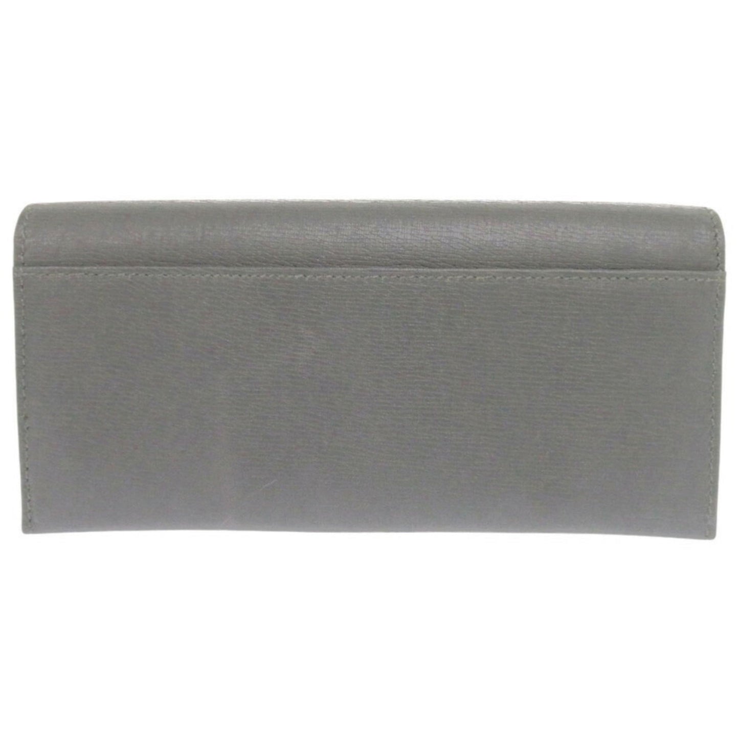 Gucci Gray Leather Long Wallet (Bi-Fold) ( )