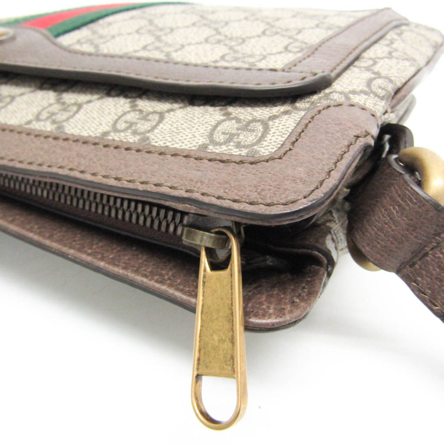 Gucci Ophidia Beige Pvc Shoulder Bag ( )