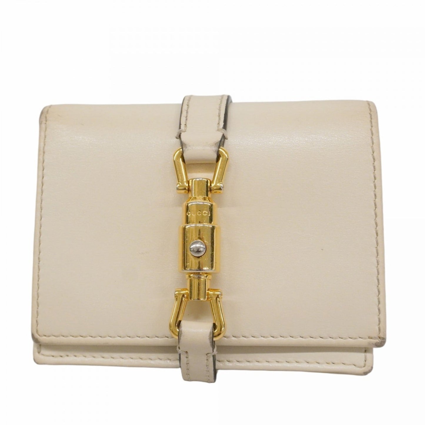 Gucci White Leather Wallet (Bi-Fold) ( )