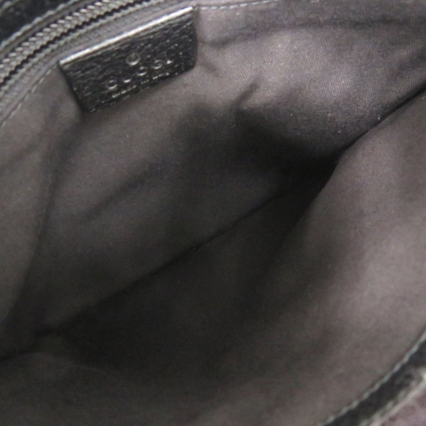 Gucci Black Gg Canvas Leather Shoulder Bag ( )
