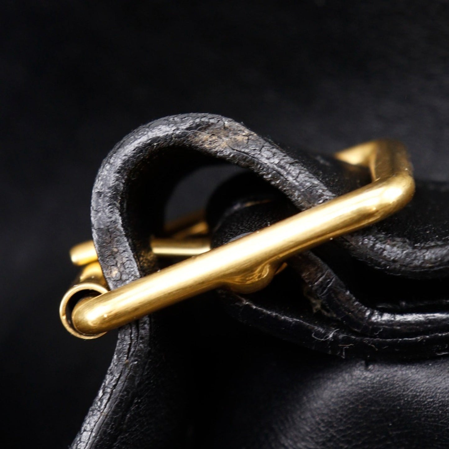 Gucci Black Leather Backpack ( )