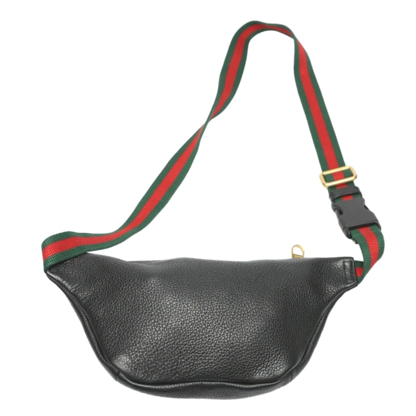 Gucci Black Leather Fanny Pack Pouch
