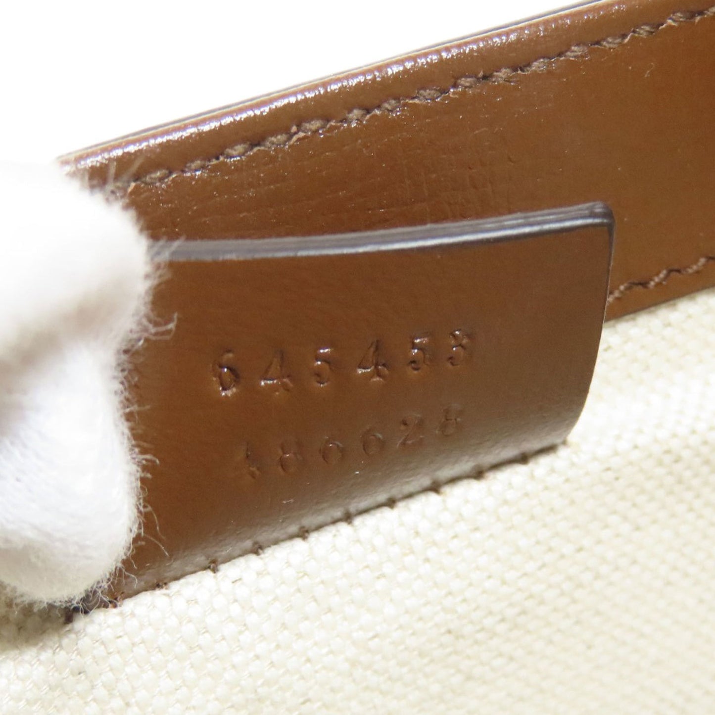 Gucci Brown Pvc Leather Handbag ( )