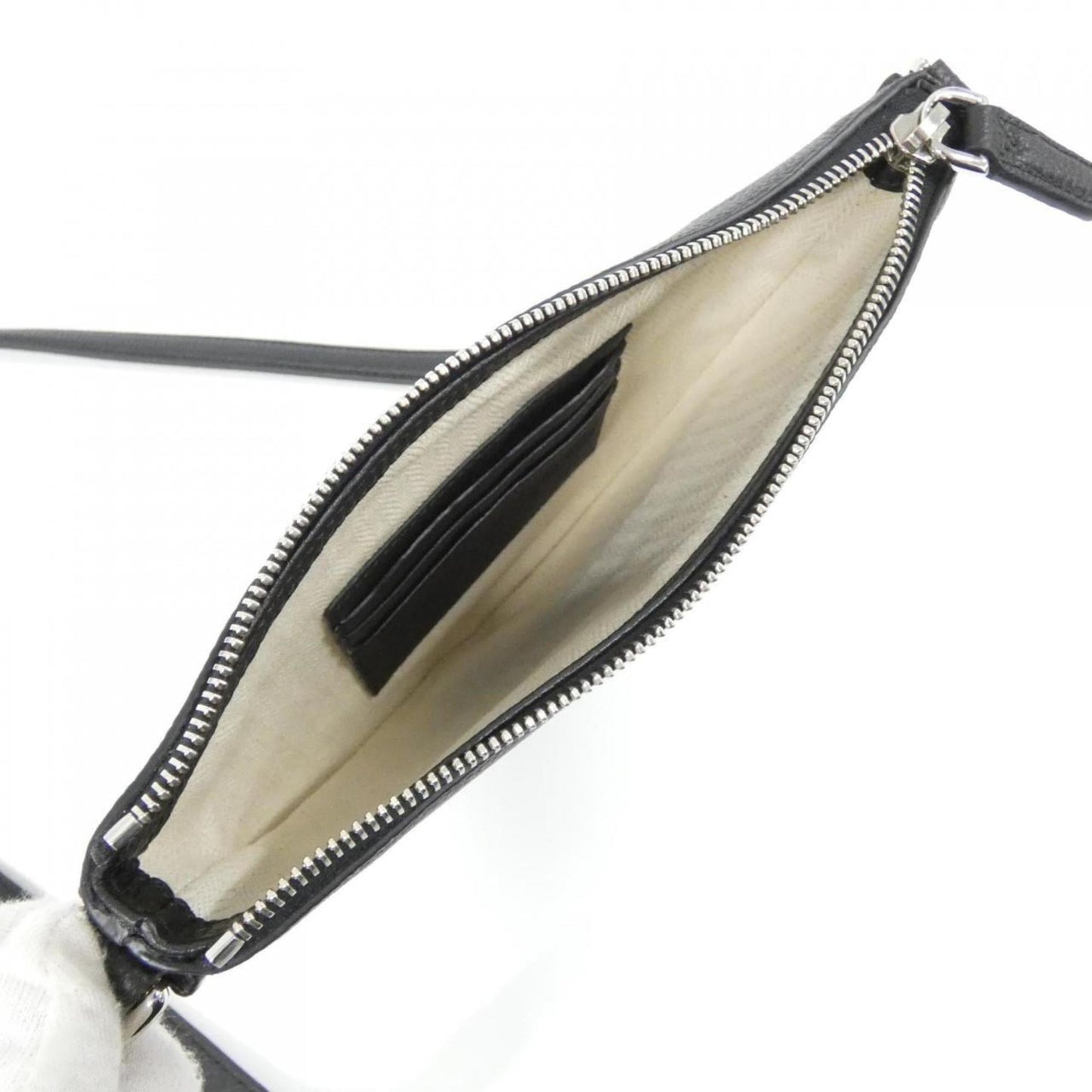 Gucci Black Leather Shoulder Bag ( )