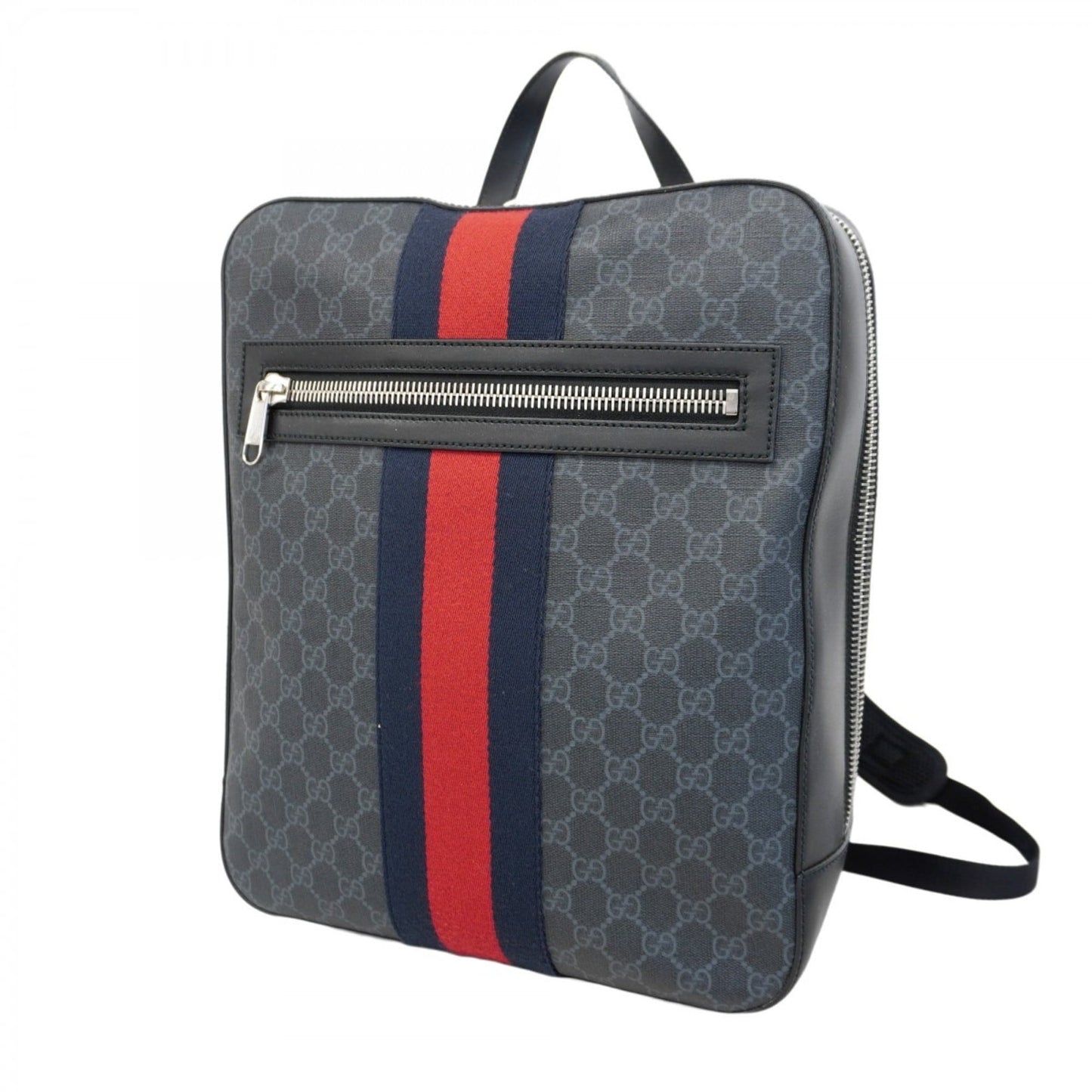 Gucci Black Gray Pvc Backpack ( )